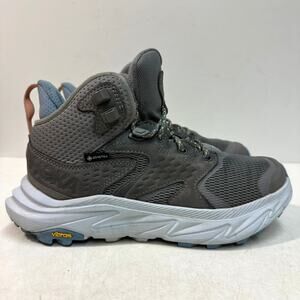 VERY GOOD Hoka One One Women's Anacapa 2 Mid GTX Hiking Boot Trail Vibram 6.5
